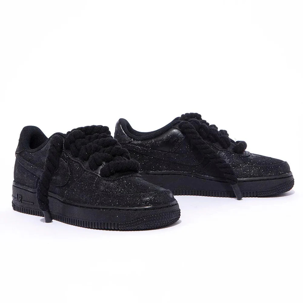 Air Force 1 Low Black Glitter
