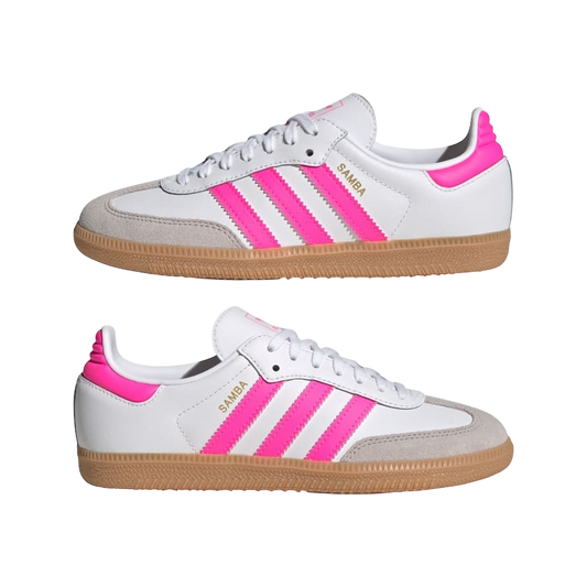 Samba OG White & Fucsia
