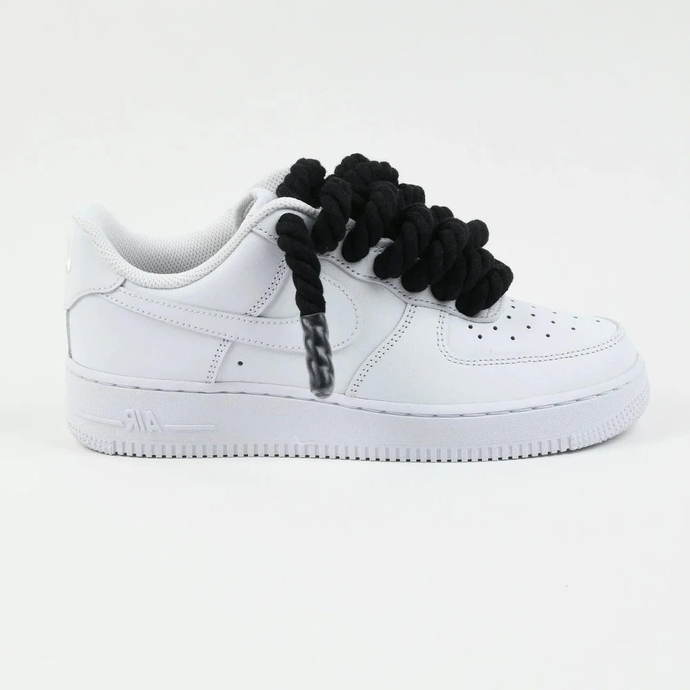 Air Force 1 Low White Rope laces Black