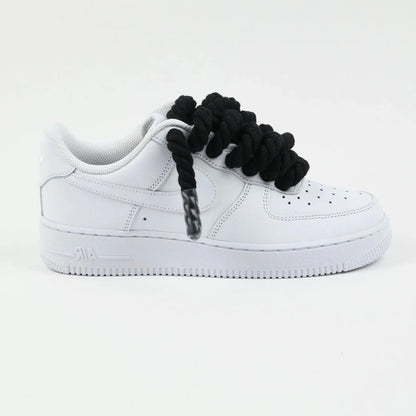 Air Force 1 Low White Rope laces Black