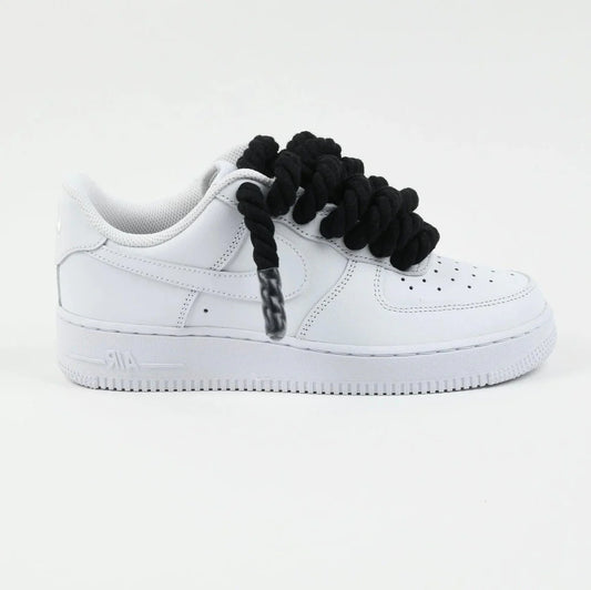 Air Force 1 Low White Rope laces Black