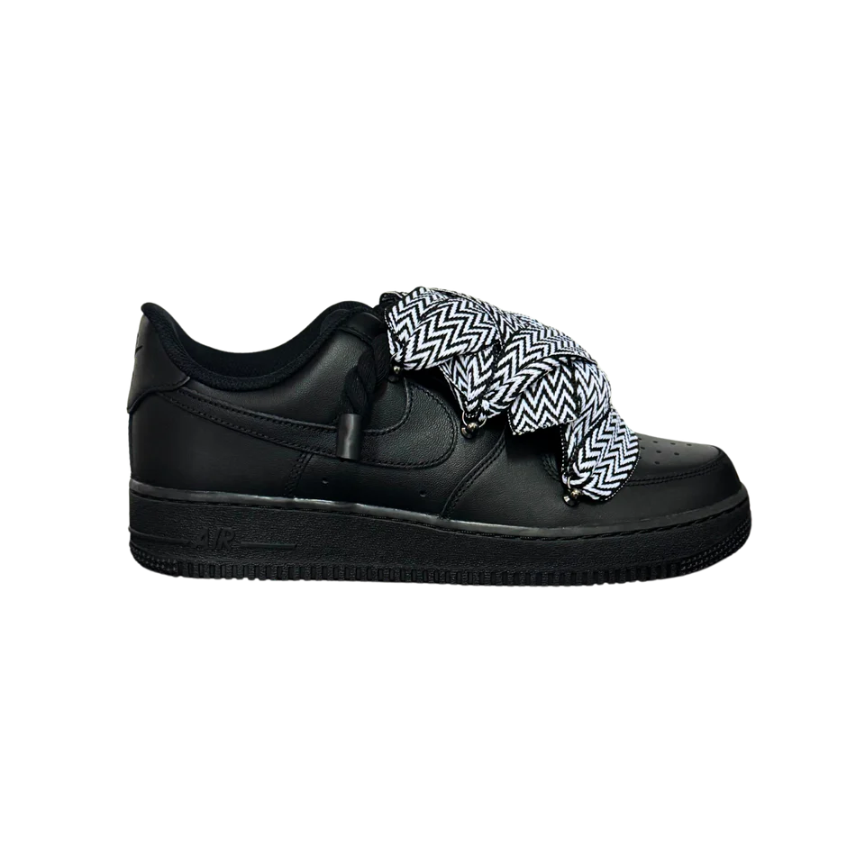 Air force 1 low Black Rope Laces Lanvin Black