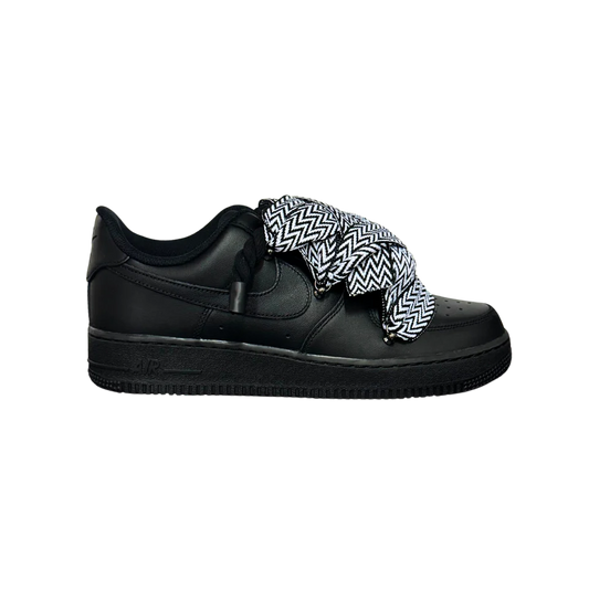 Air force 1 low Black Rope Laces Lanvin Black