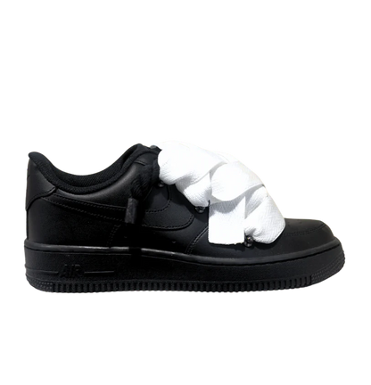 Air force 1 low Black Rope Laces Lanvin White
