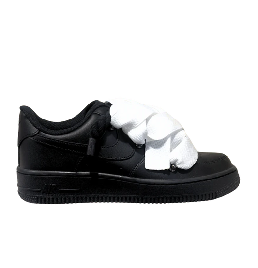 Air force 1 low Black Rope Laces Lanvin White
