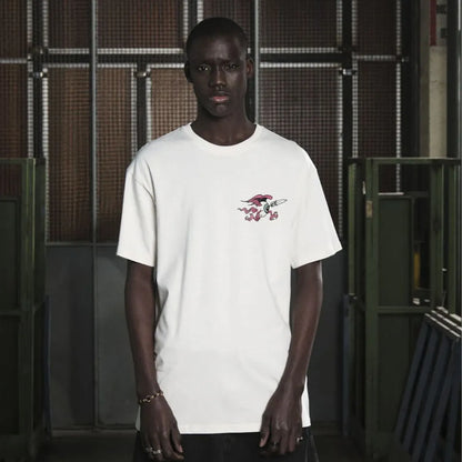 Grimey Peace Within The Watching Eyez Regular Tee Off White