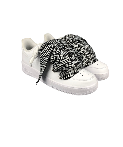 Air force 1 low White Rope Laces Lanvin Black