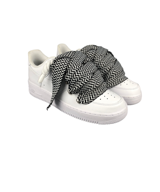 Air force 1 low White Rope Laces Lanvin Black