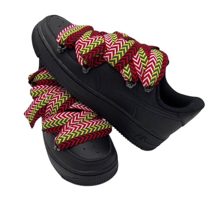 Air force 1 low Black Rope Laces Lanvin Multicolor