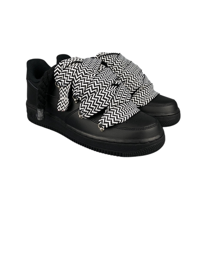 Air force 1 low Black Rope Laces Lanvin Black