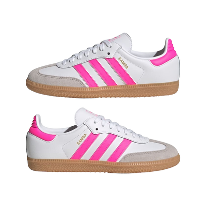 Samba OG White & Fucsia