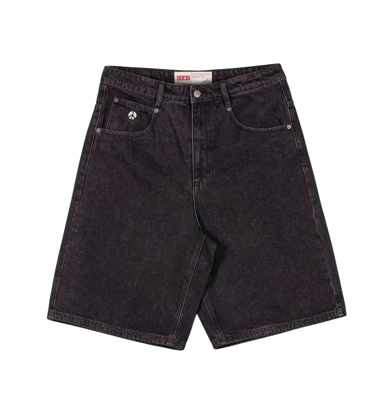 Grimey The Watching Eyez Baggy Denim Shorts