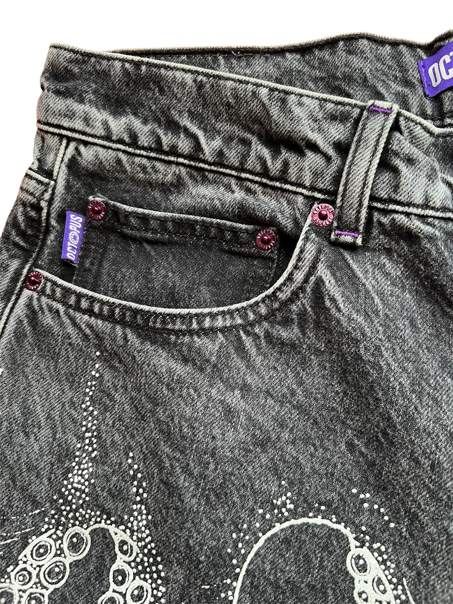 Octopus Denim Outline Loose