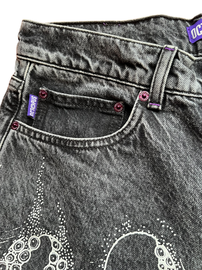 Octopus Denim Outline Loose