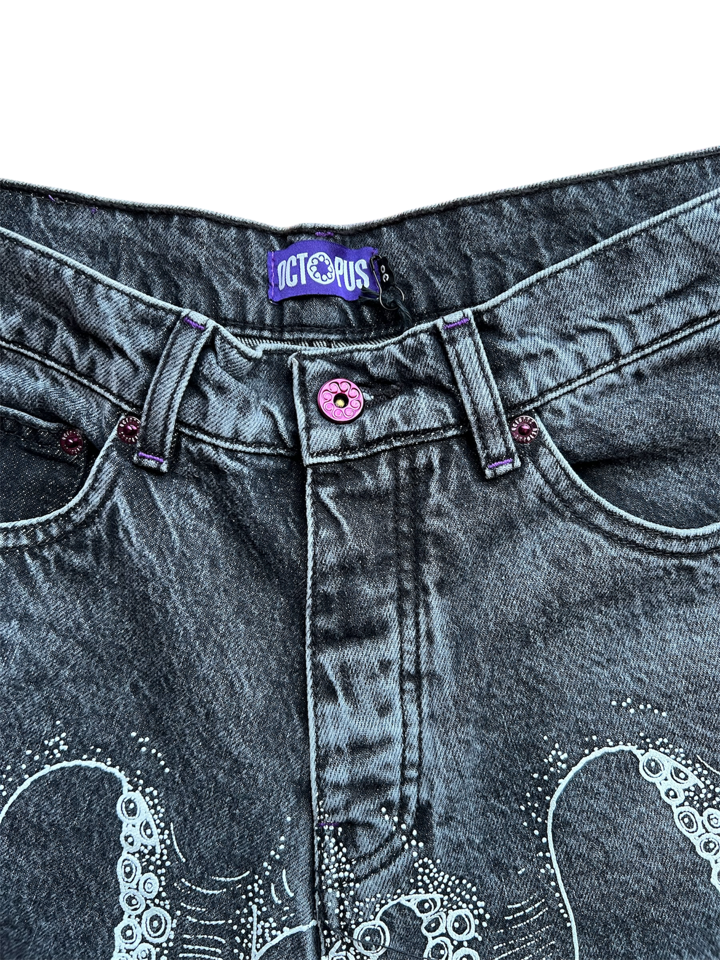 Octopus Denim Outline Loose