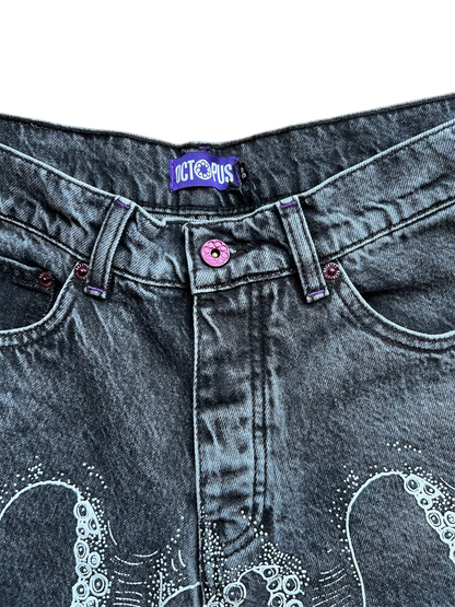 Octopus Denim Outline Loose