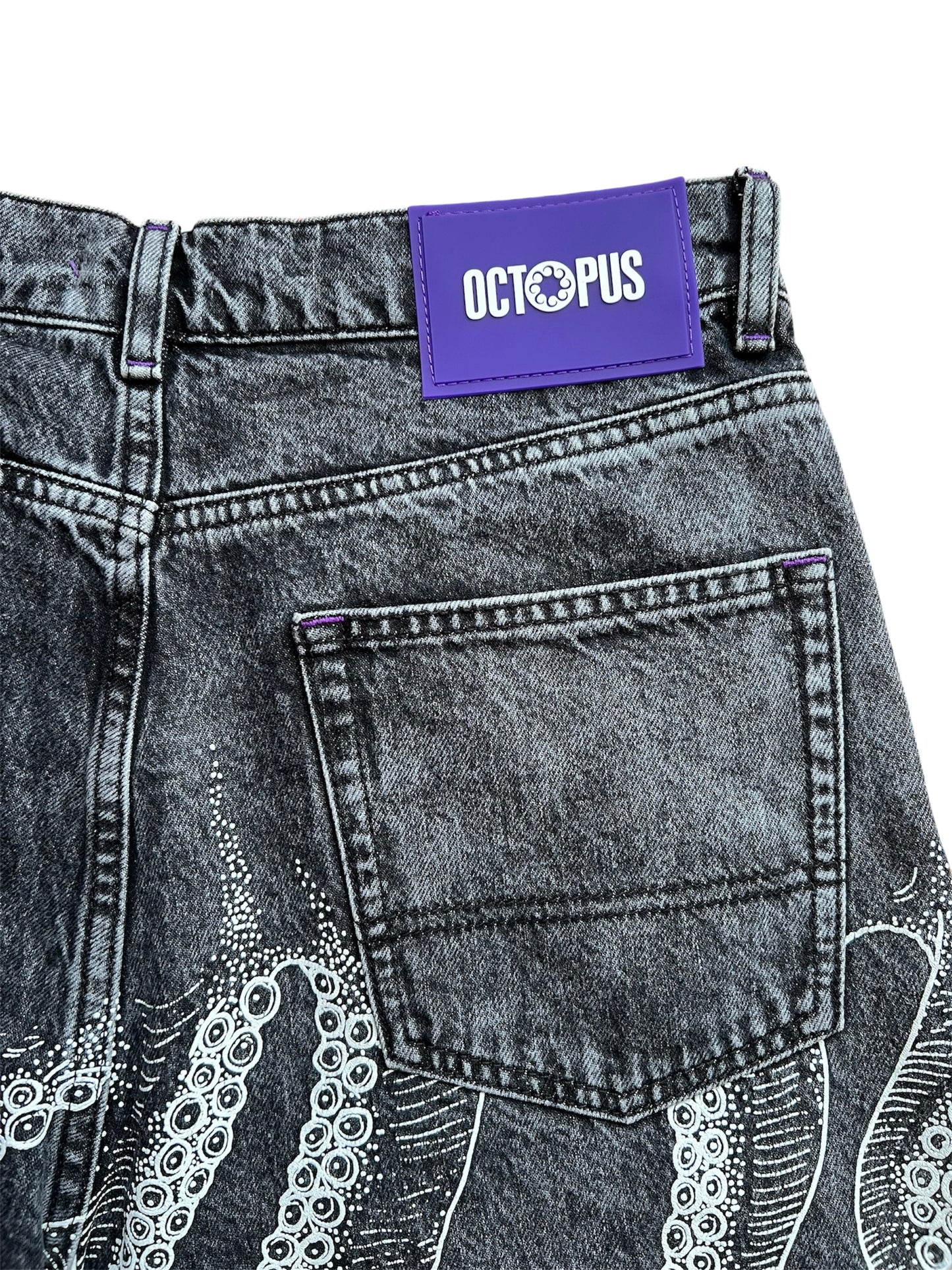 Octopus Denim Outline Loose