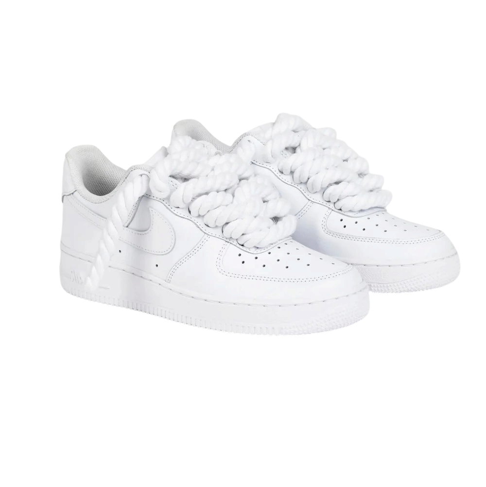 Air Force 1 Low White Rope laces White