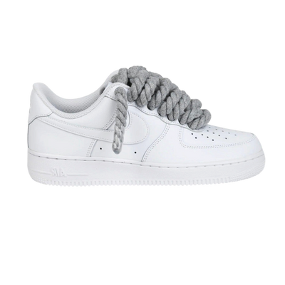 Air Force 1 Low White Rope laces Grey